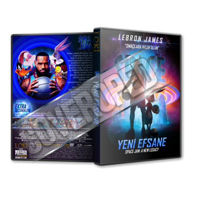 Space Jam Yeni Efsane - Space Jam A New Legacy - 2021 Türkçe Dvd Cover Tasarımı